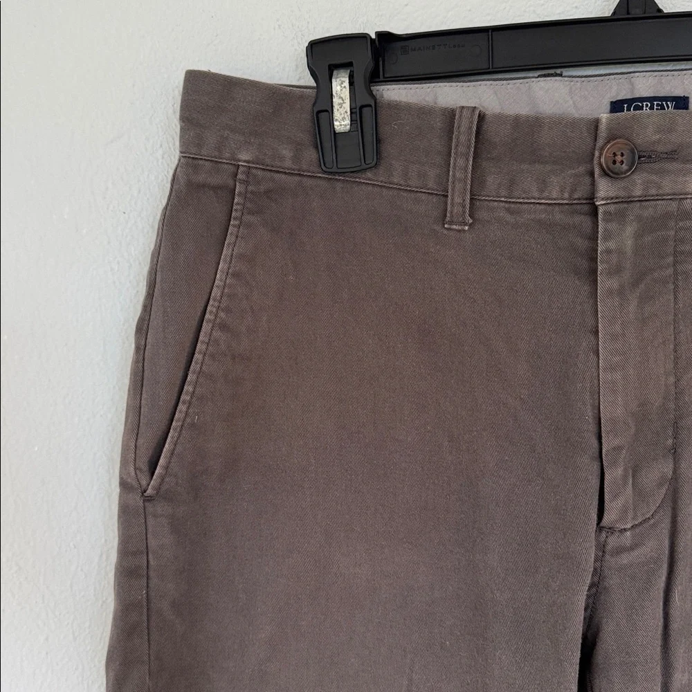 J. Crew flex straight gray men’s cotton stretch chino pants size 31x30